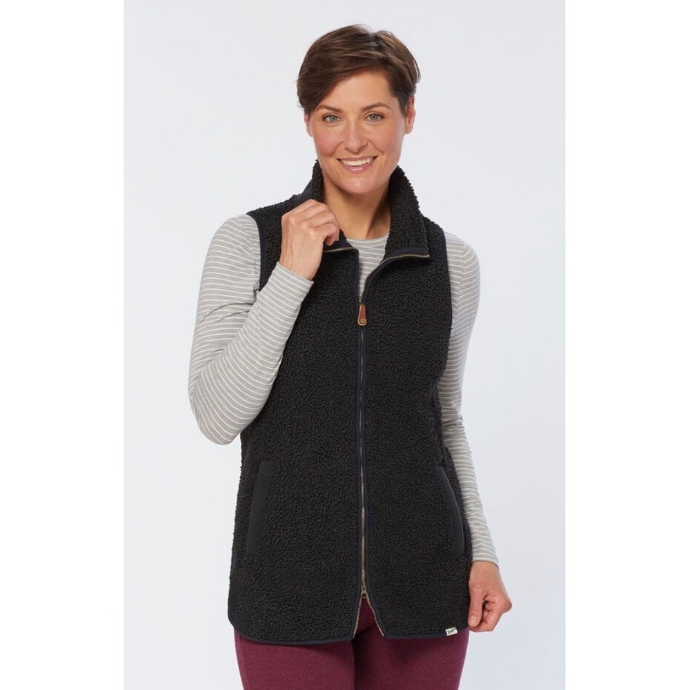 Duluth Trading Co | Women's Blacktail Mountain Boucle Fleece Vest 30787 Sz XL